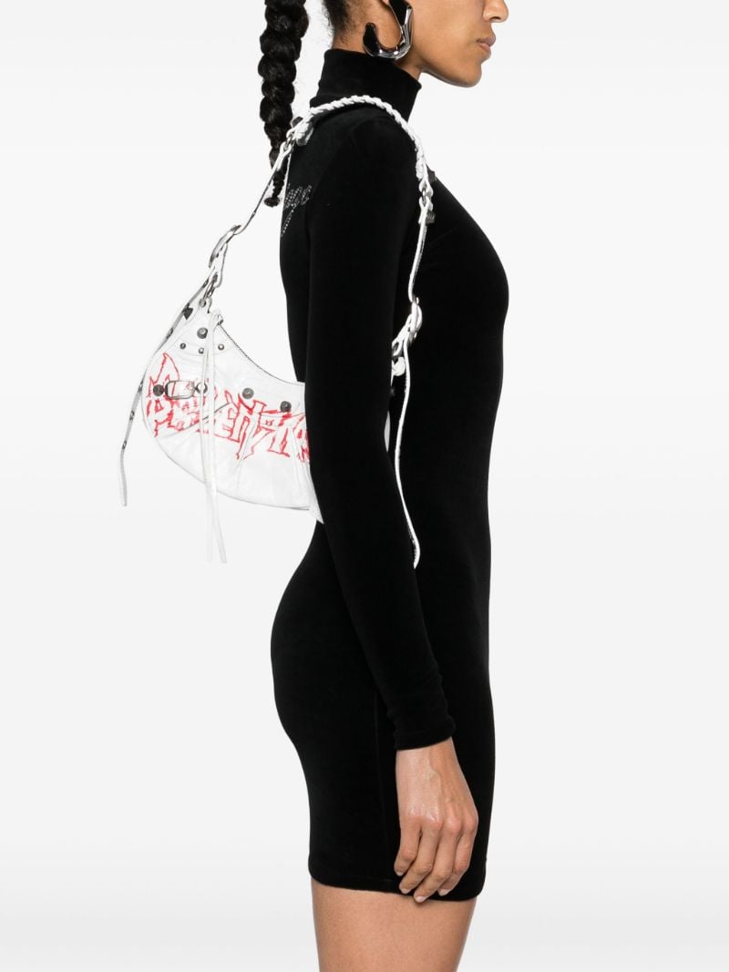 White Le Cagole Xs Shoulder Bag