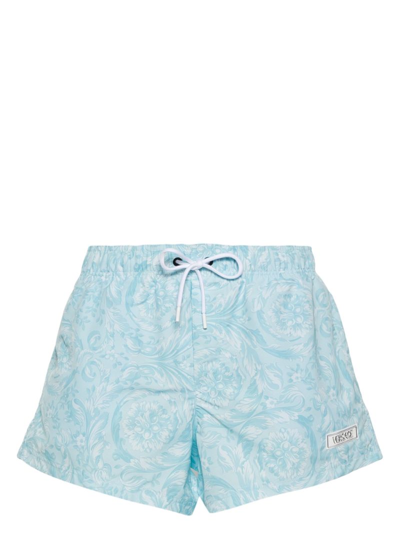 Blue Barocco Swim Shorts