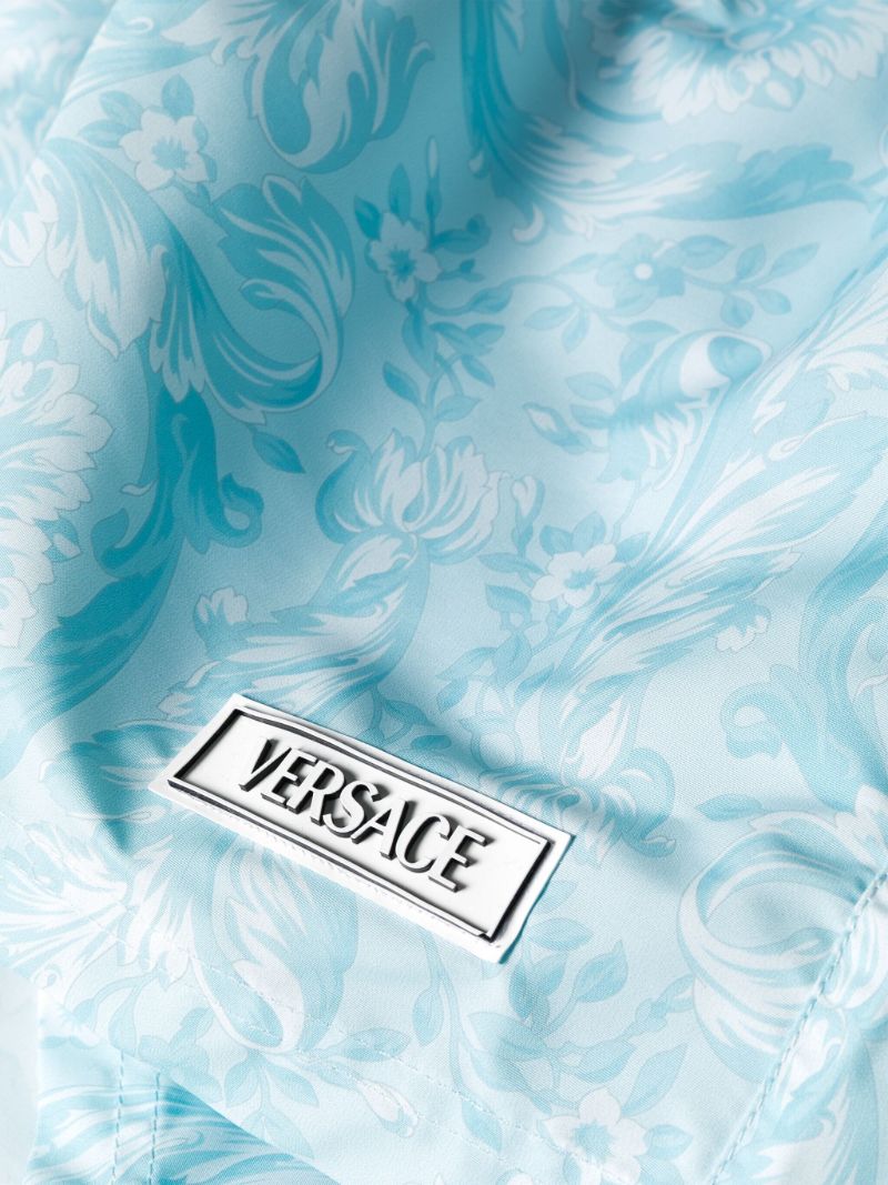 Blue Barocco Swim Shorts