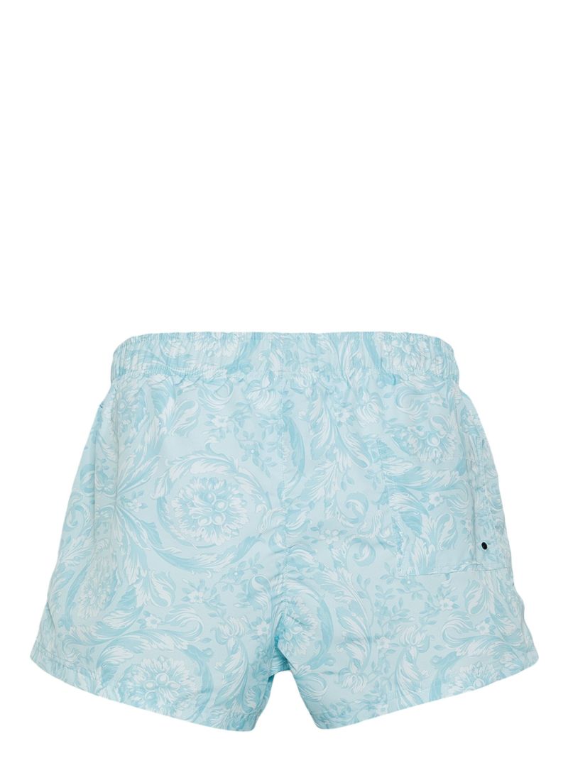 Blue Barocco Swim Shorts