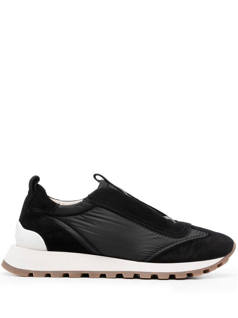 Black Monili Slip-on Sneakers
