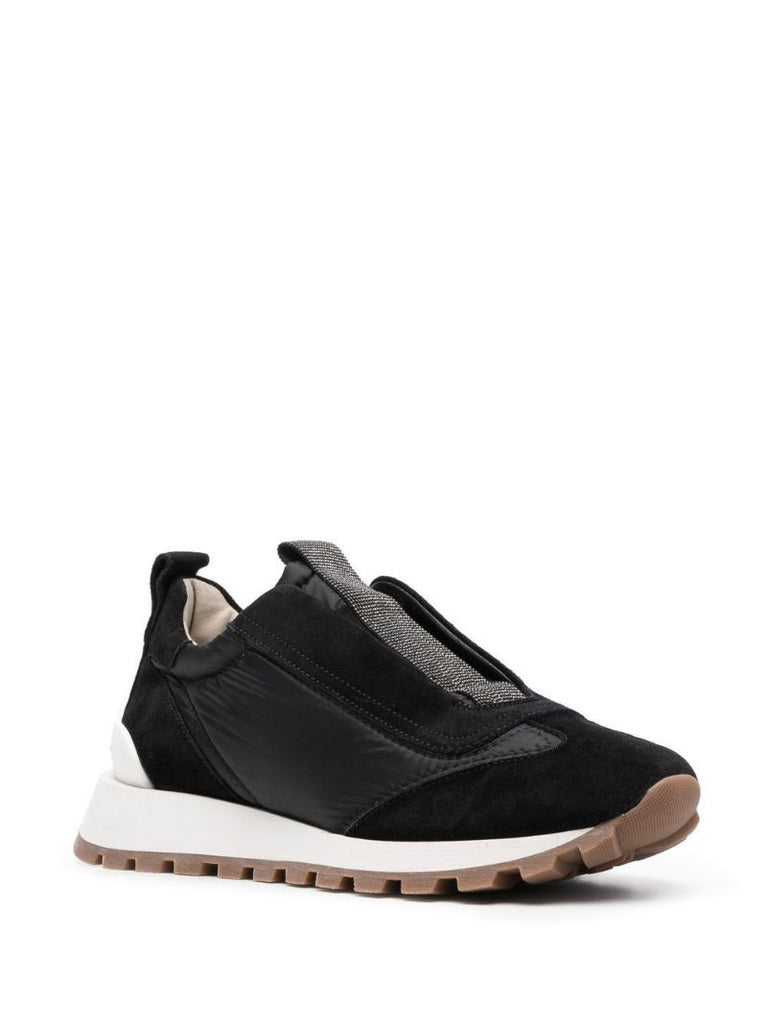 Black Monili Slip-on Sneakers