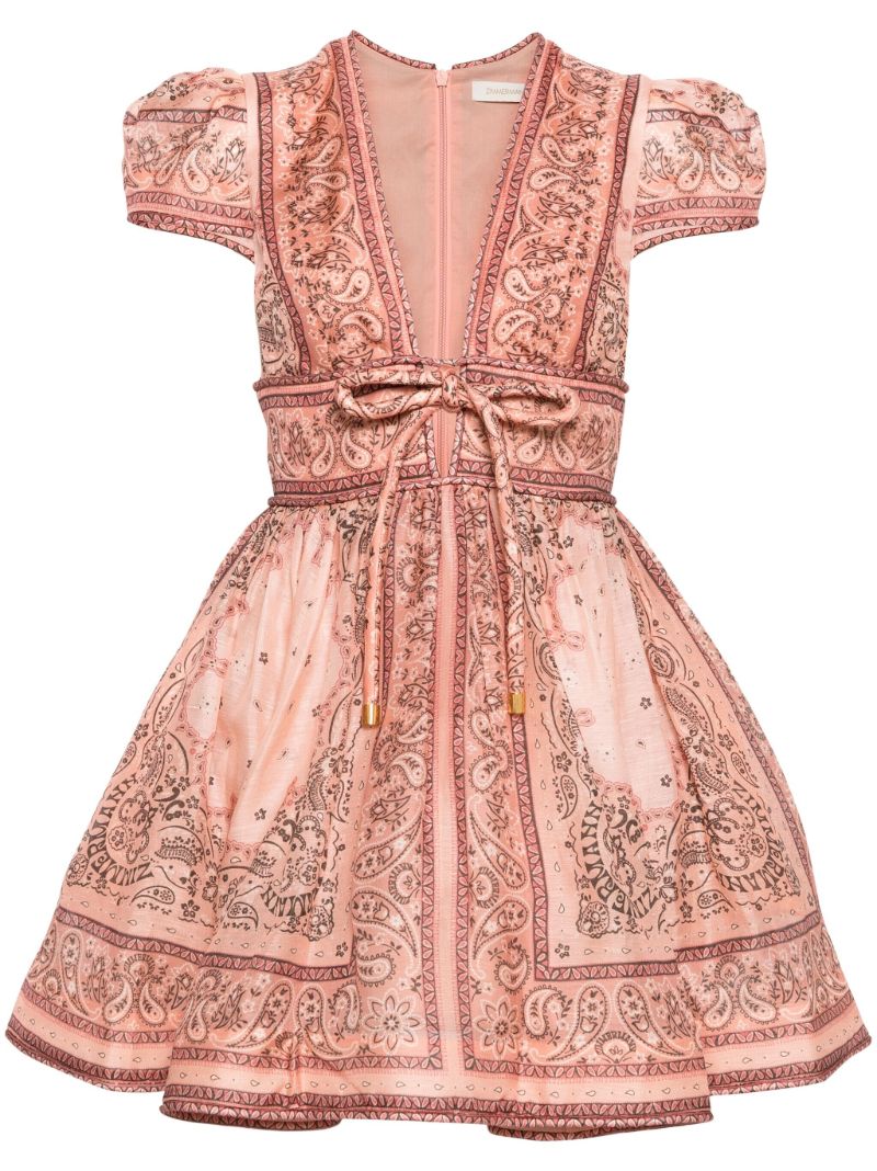 Pink Matchmaker Bandana-print Dress