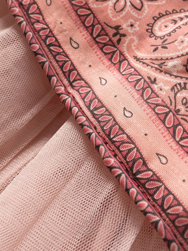 Pink Matchmaker Bandana-print Dress