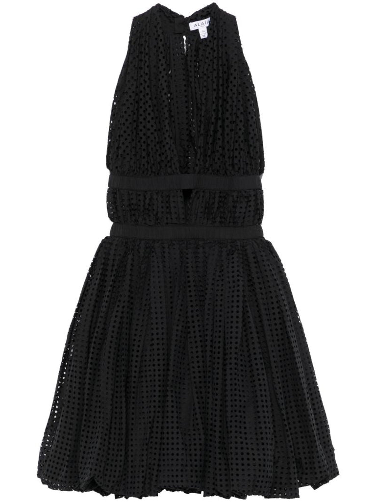 Black Cut-out Mini Dress