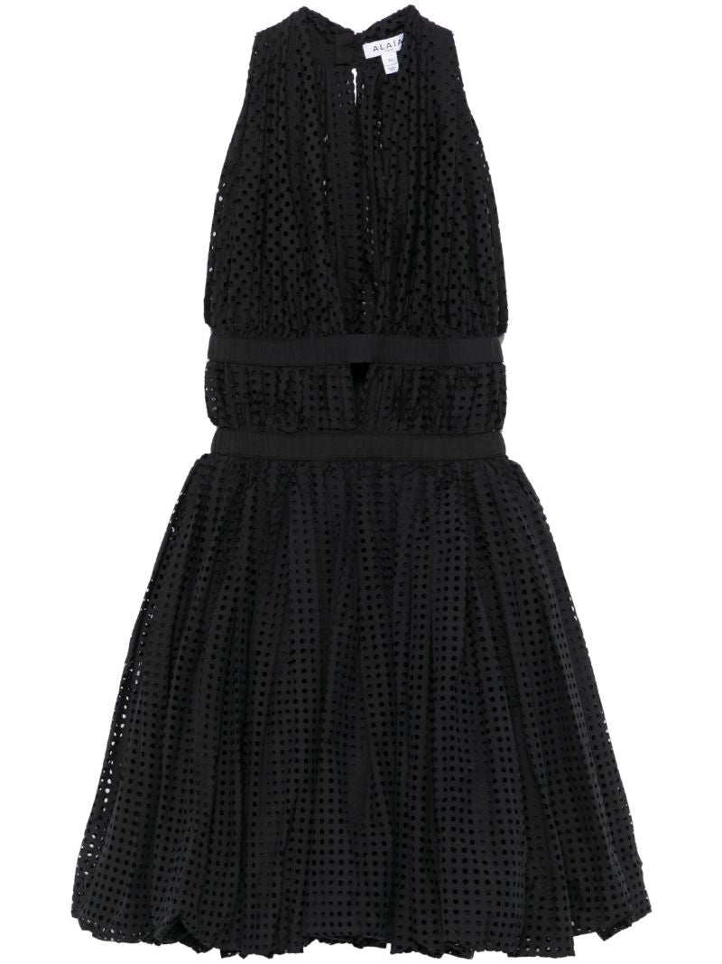 Black Cut-out Mini Dress
