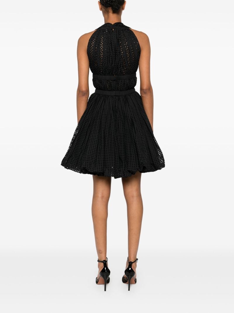 Black Cut-out Mini Dress