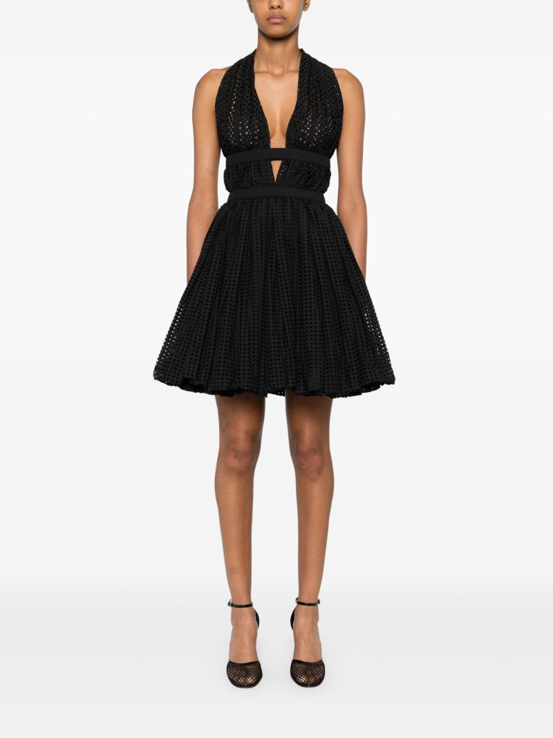 Black Cut-out Mini Dress