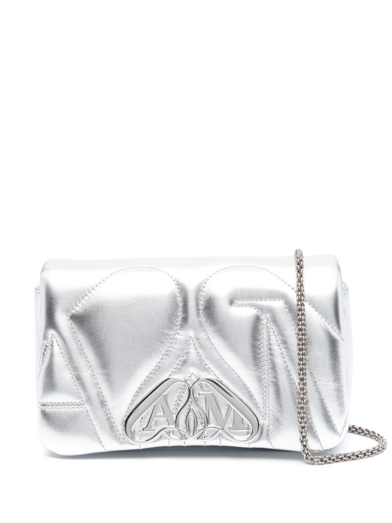 Silver-tone Mini the Seal Shoulder Bag