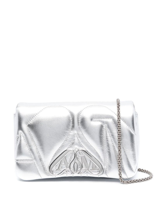 Silver-tone Mini the Seal Shoulder Bag
