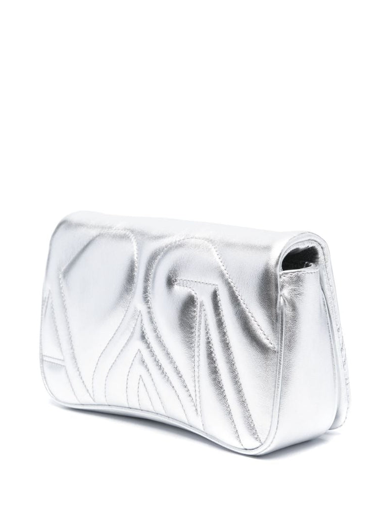 Silver-tone Mini the Seal Shoulder Bag