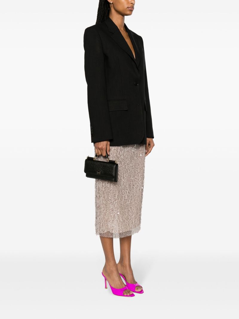 Black Sicily Mini Clutch Bag