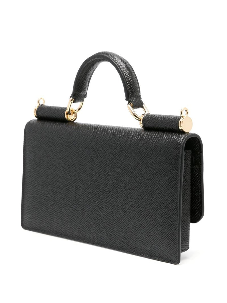 Black Sicily Mini Clutch Bag