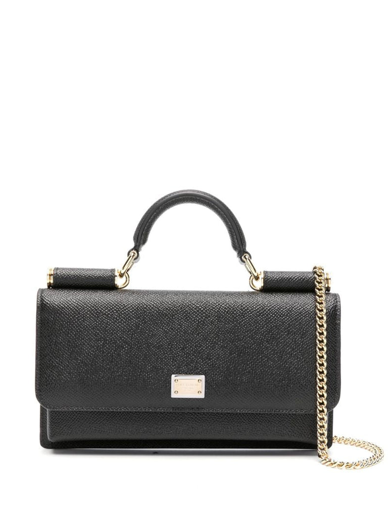 Black Sicily Mini Clutch Bag