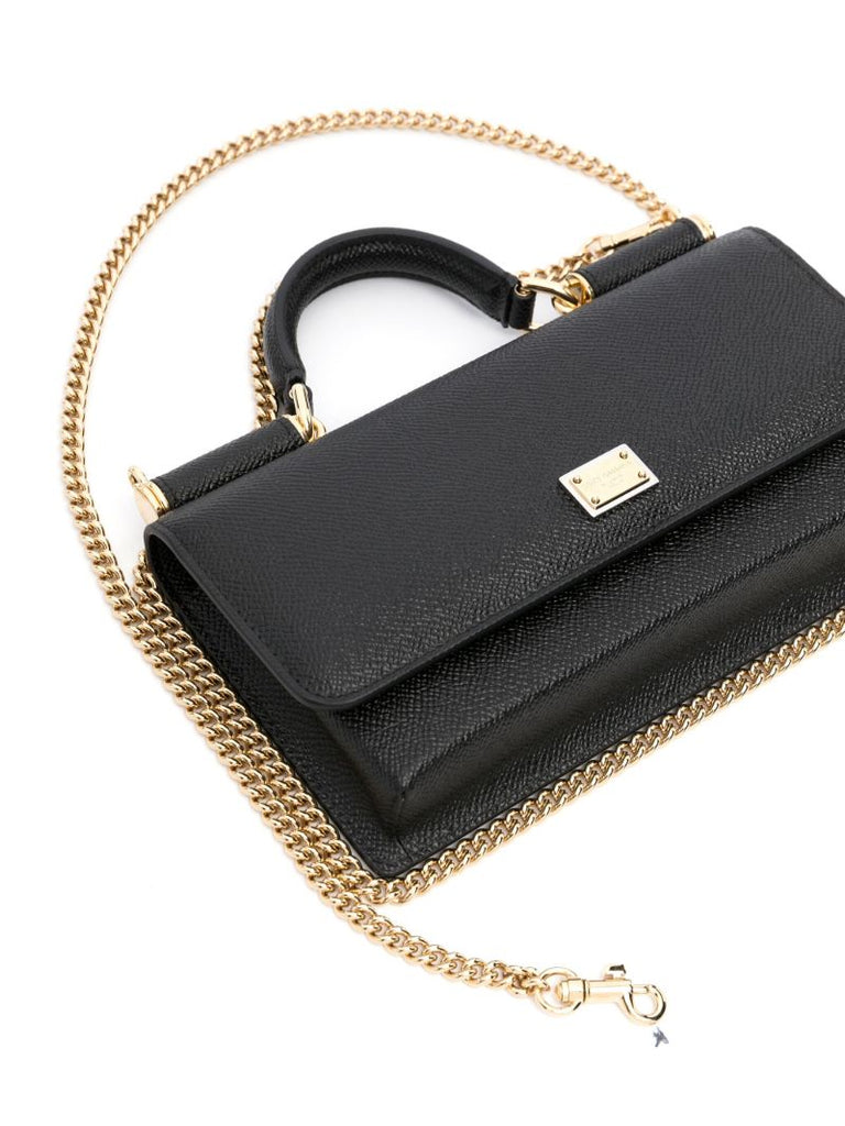 Black Sicily Mini Clutch Bag