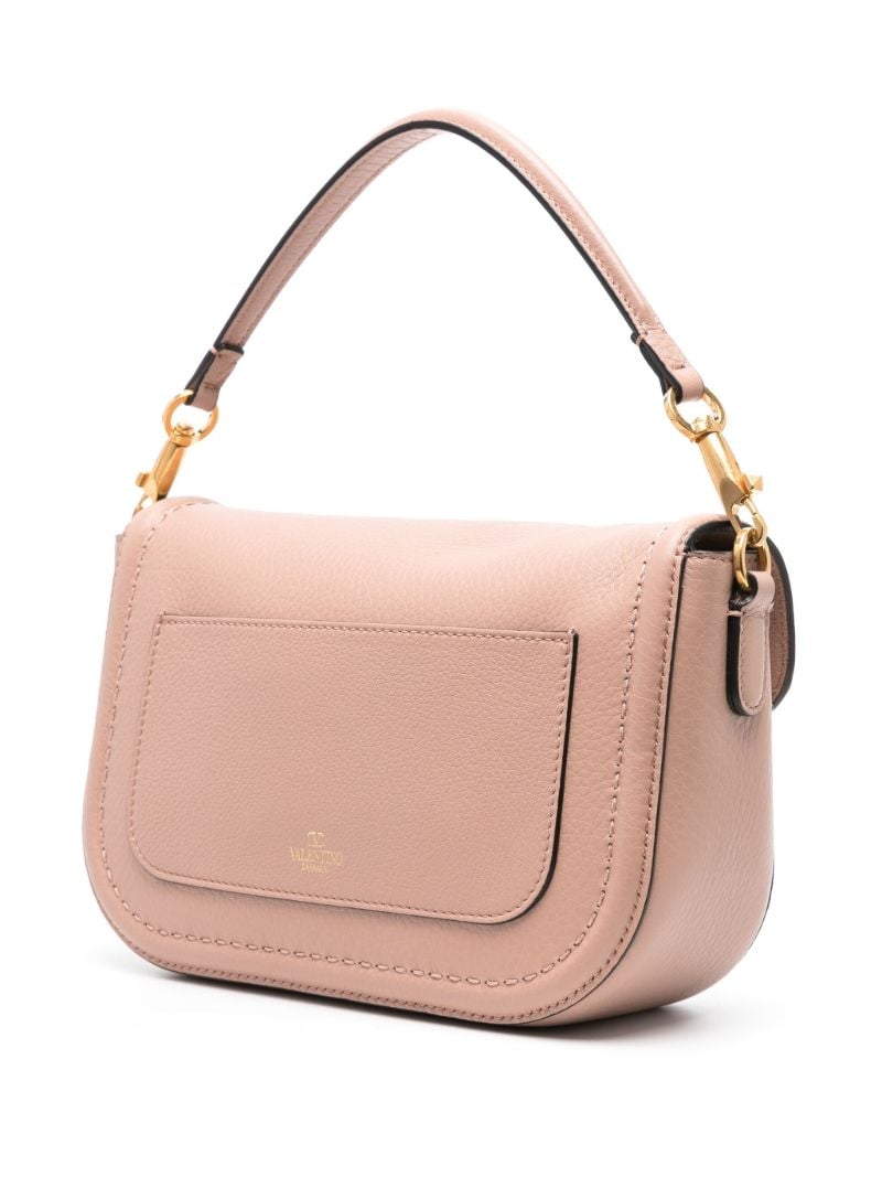 Pink Alltime Leather Shoulder Bag