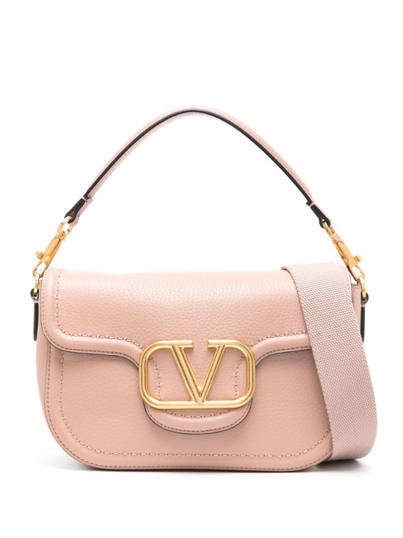 Pink Alltime Leather Shoulder Bag