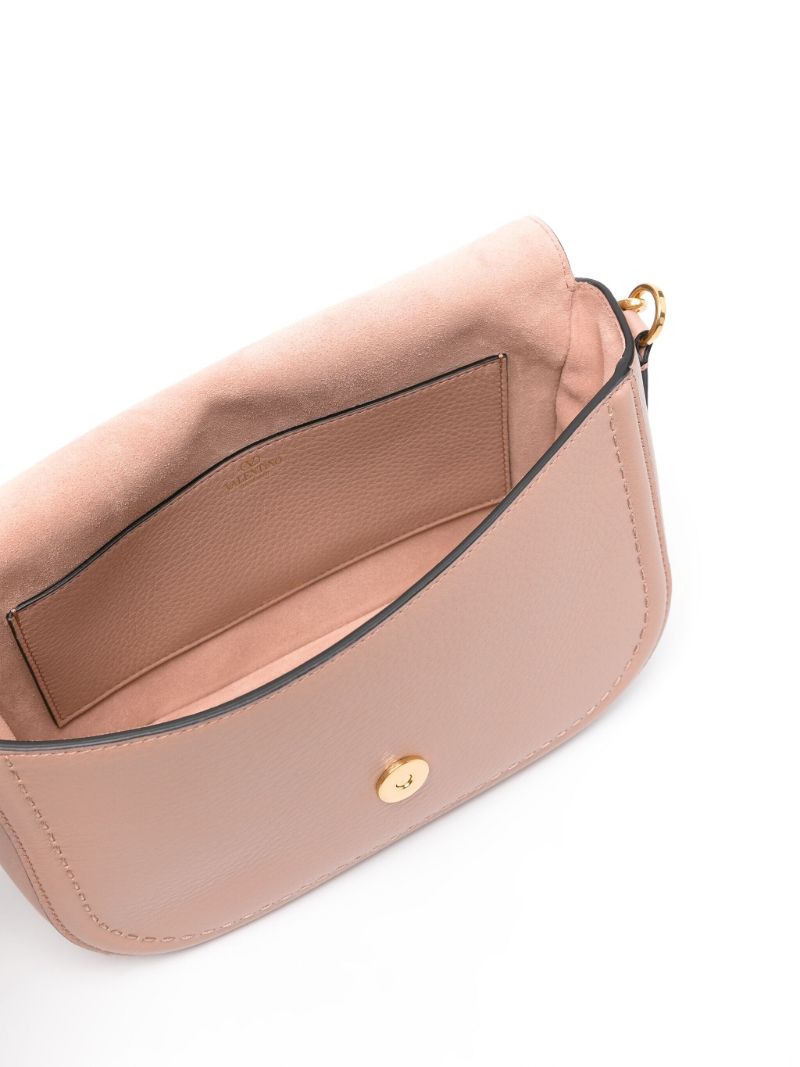 Pink Alltime Leather Shoulder Bag