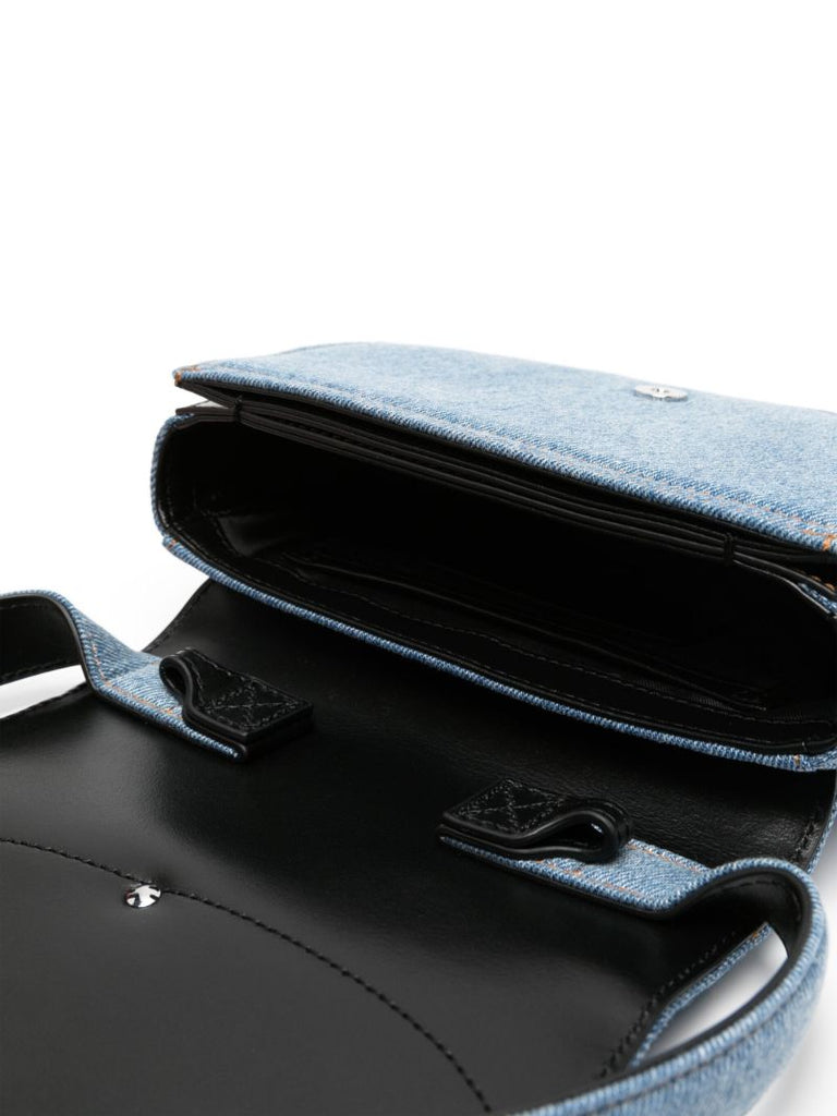 Blue 1dr Embellished Denim Tote Bag