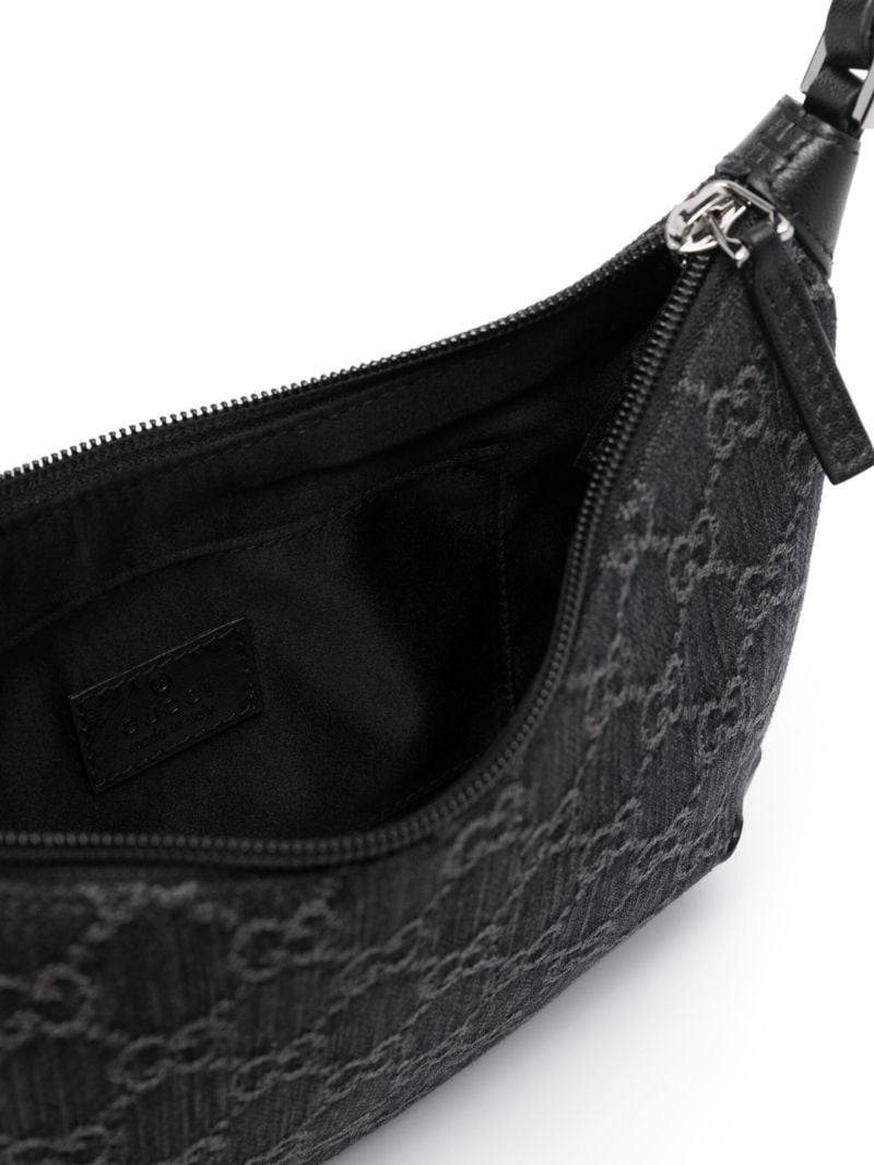Black Small Horsebit Shoulder Bag