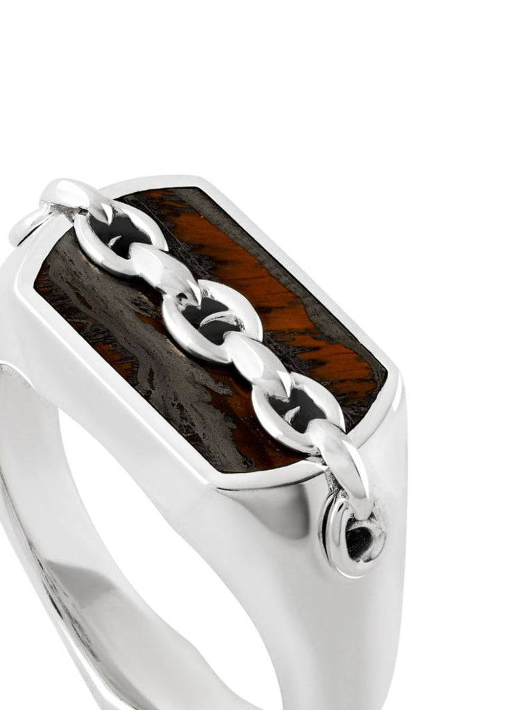 Sterling Silver Inline Pinky Ring