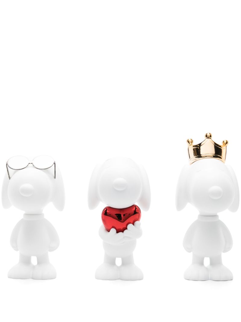 White Snoopy Xs Original 13cm Figurine Set