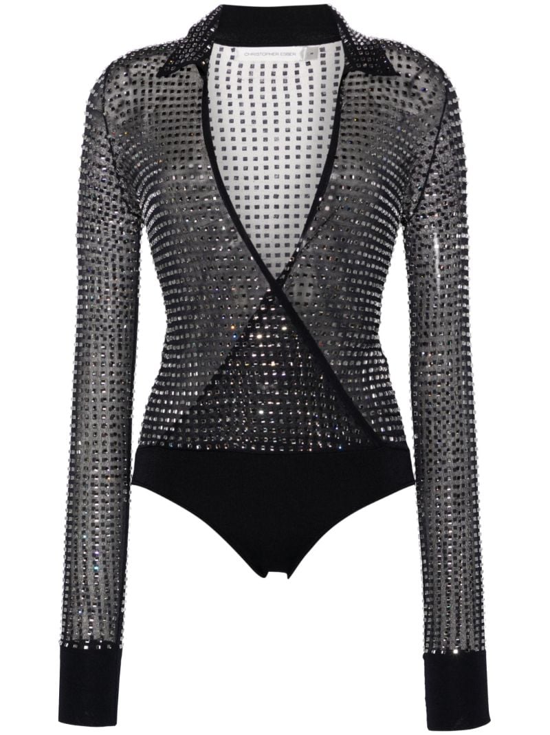 Blue Cristalla Crystal-embellished Body