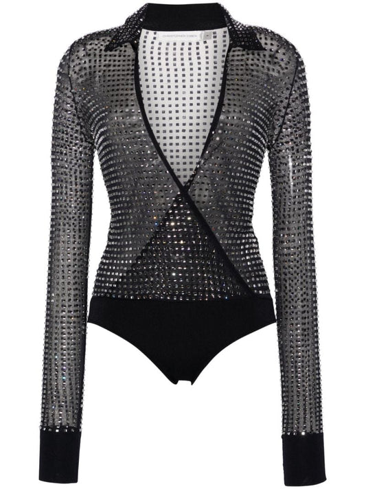 Blue Cristalla Crystal-embellished Body