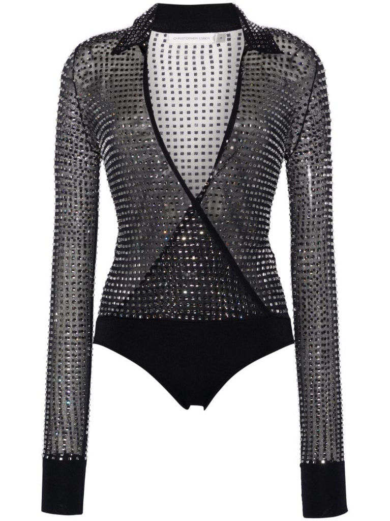 Blue Cristalla Crystal-embellished Body
