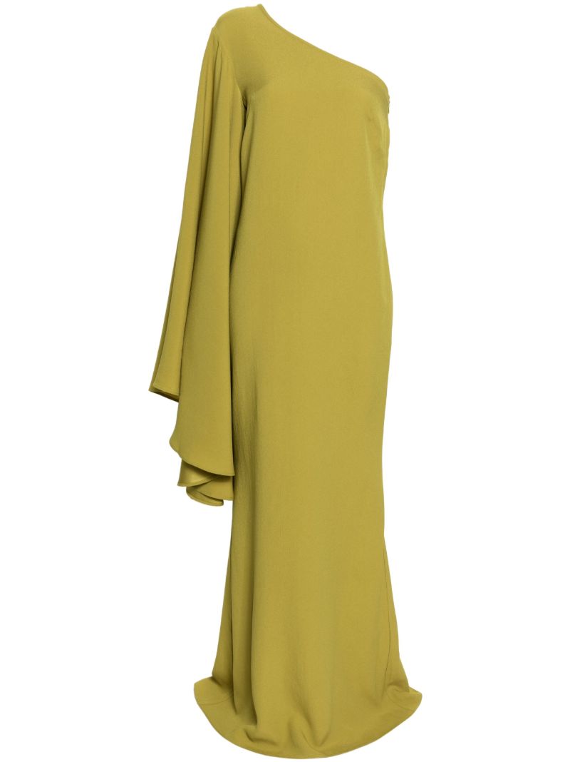 Green Sifnos One-shoulder Gown