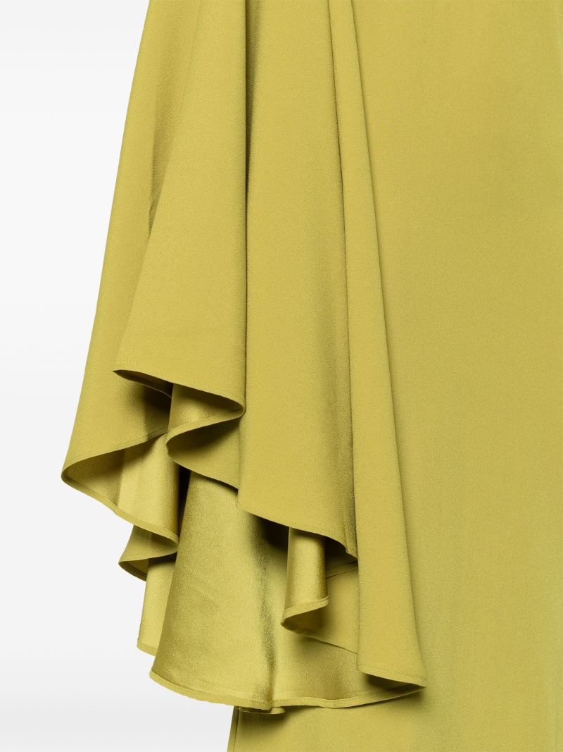 Green Sifnos One-shoulder Gown