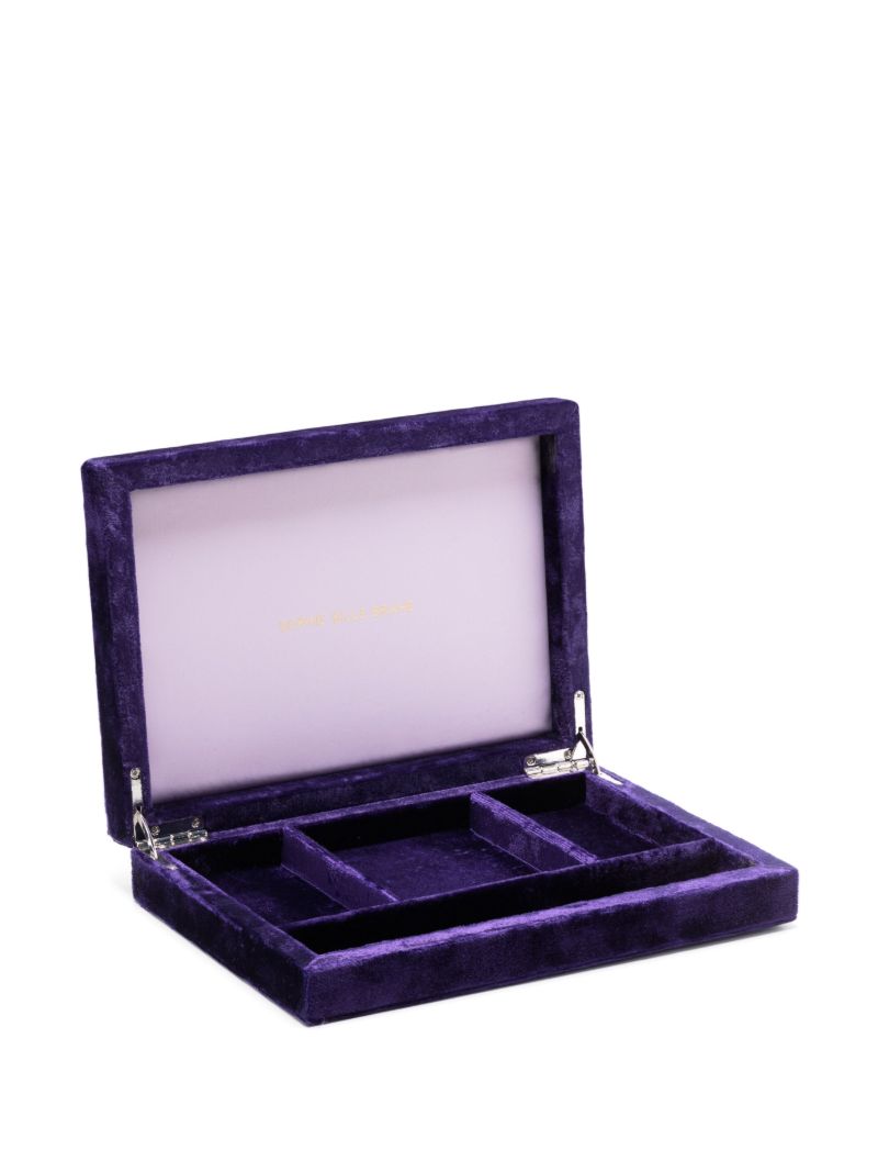 Purple Tresor Velvet Jewellery Box