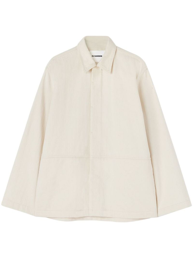 Neutral Cotton Overshirt