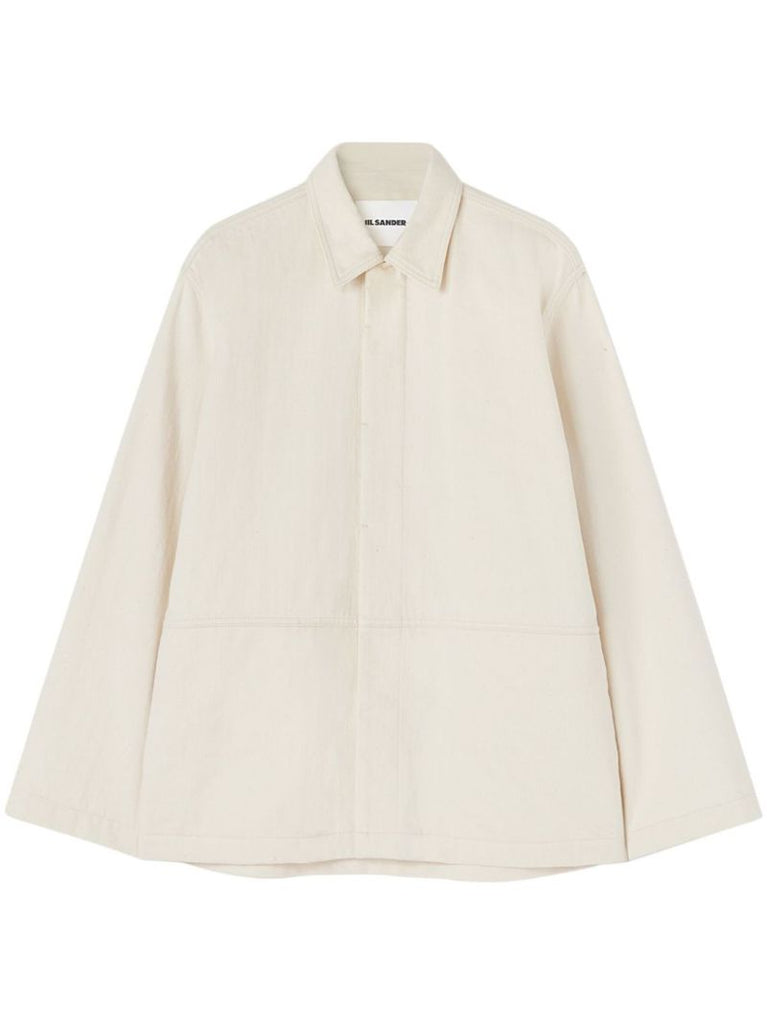 Neutral Cotton Overshirt