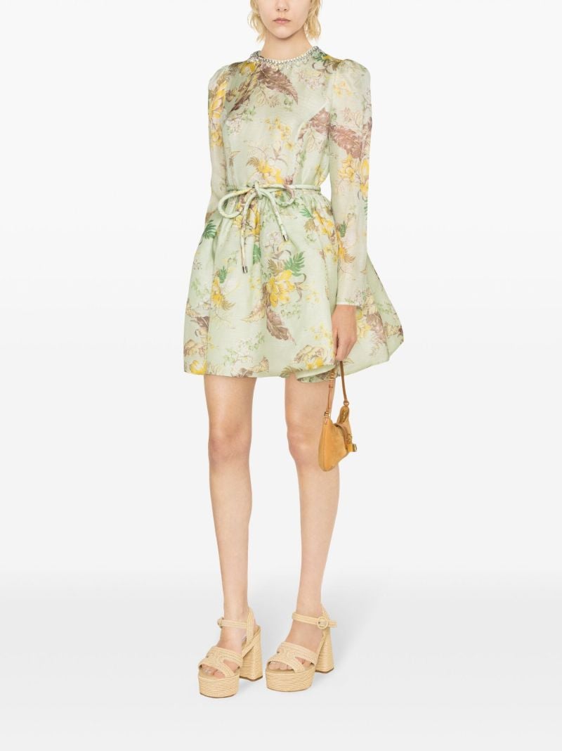 Green Matchmaker Tulip Mini Dress