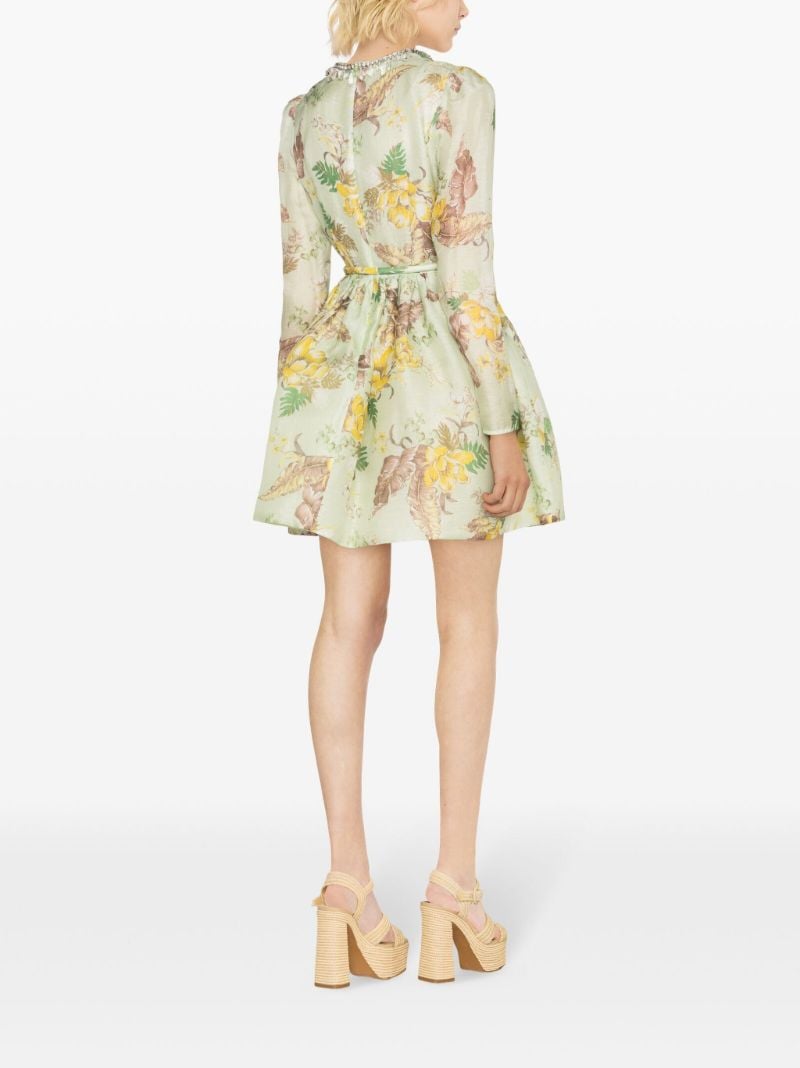 Green Matchmaker Tulip Mini Dress