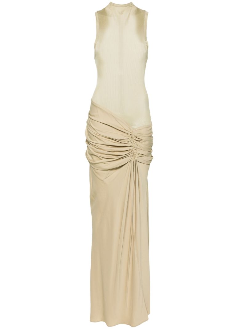 Neural Fusion Ruched Maxi Dress