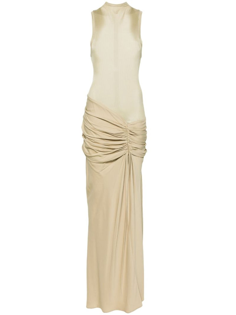 Neural Fusion Ruched Maxi Dress