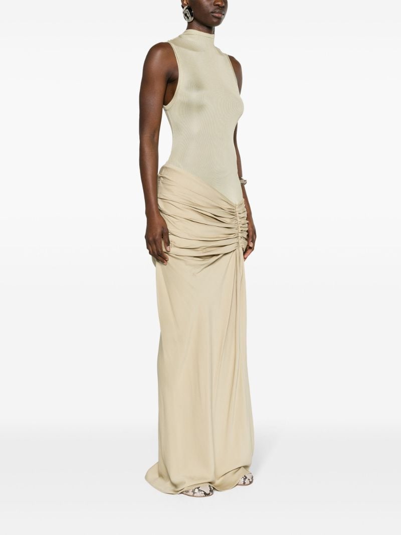 Neural Fusion Ruched Maxi Dress