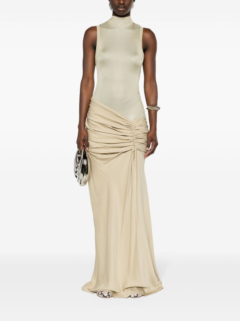 Neural Fusion Ruched Maxi Dress