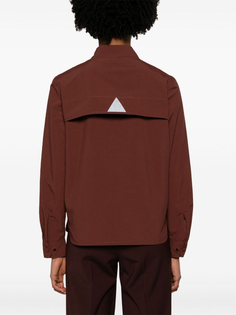 Brown Pochet Shirt Jacket