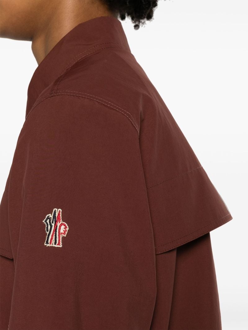 Brown Pochet Shirt Jacket