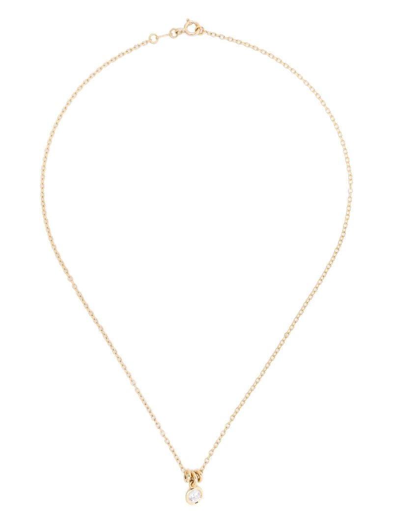 18k Yellow Gold Diamond Necklace