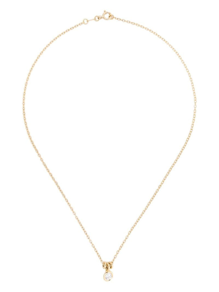 18k Yellow Gold Diamond Necklace