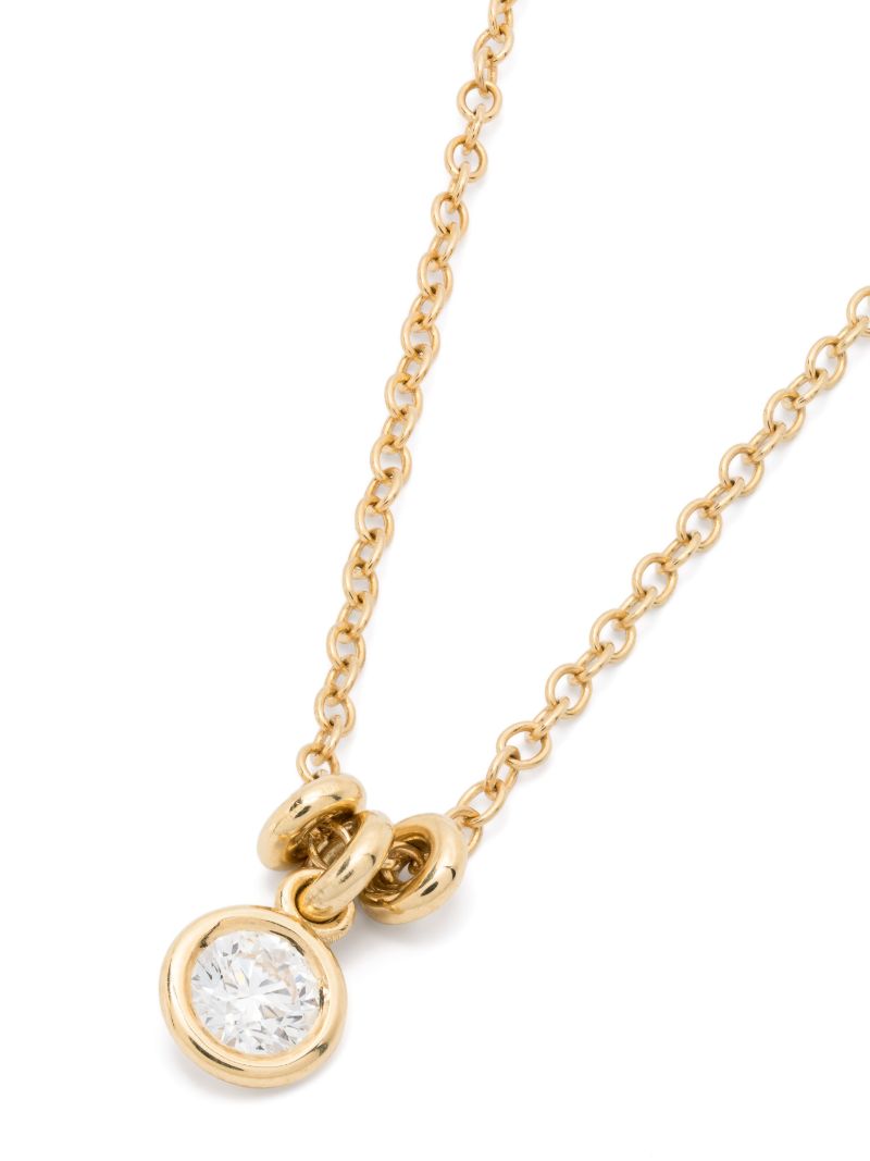 18k Yellow Gold Diamond Necklace