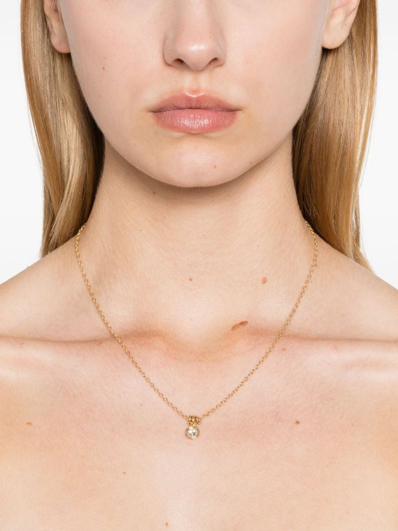 18k Yellow Gold Diamond Necklace