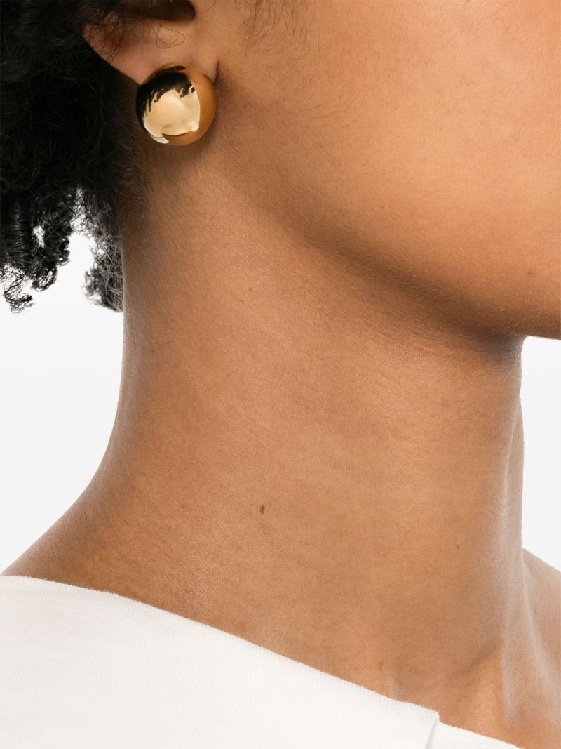 Gold-tone Les Rond CarrÃ_x0083_Â© Earrings