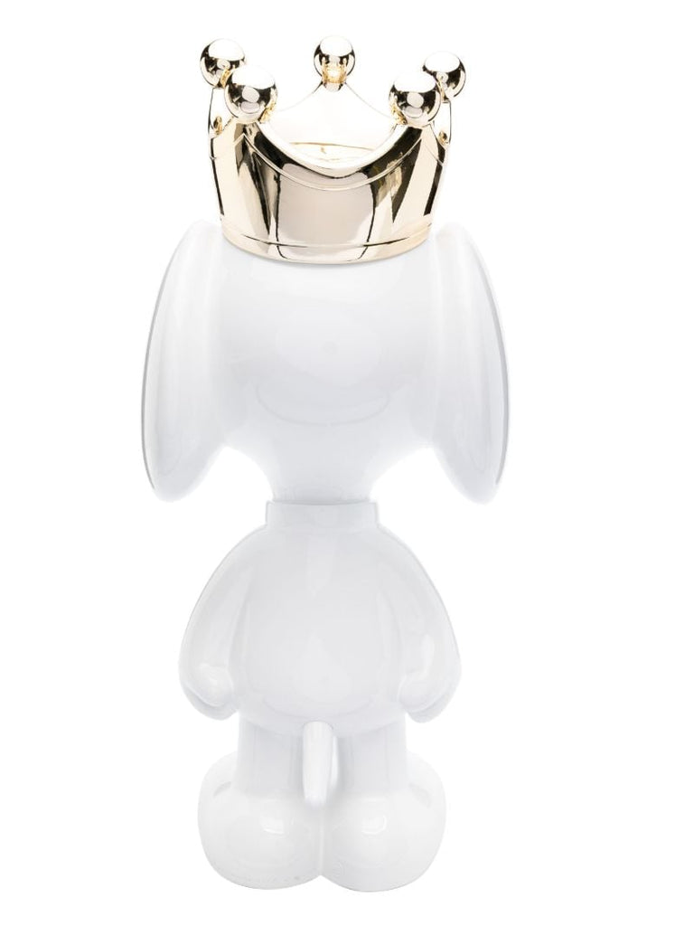 White Snoopy Crown Figurine