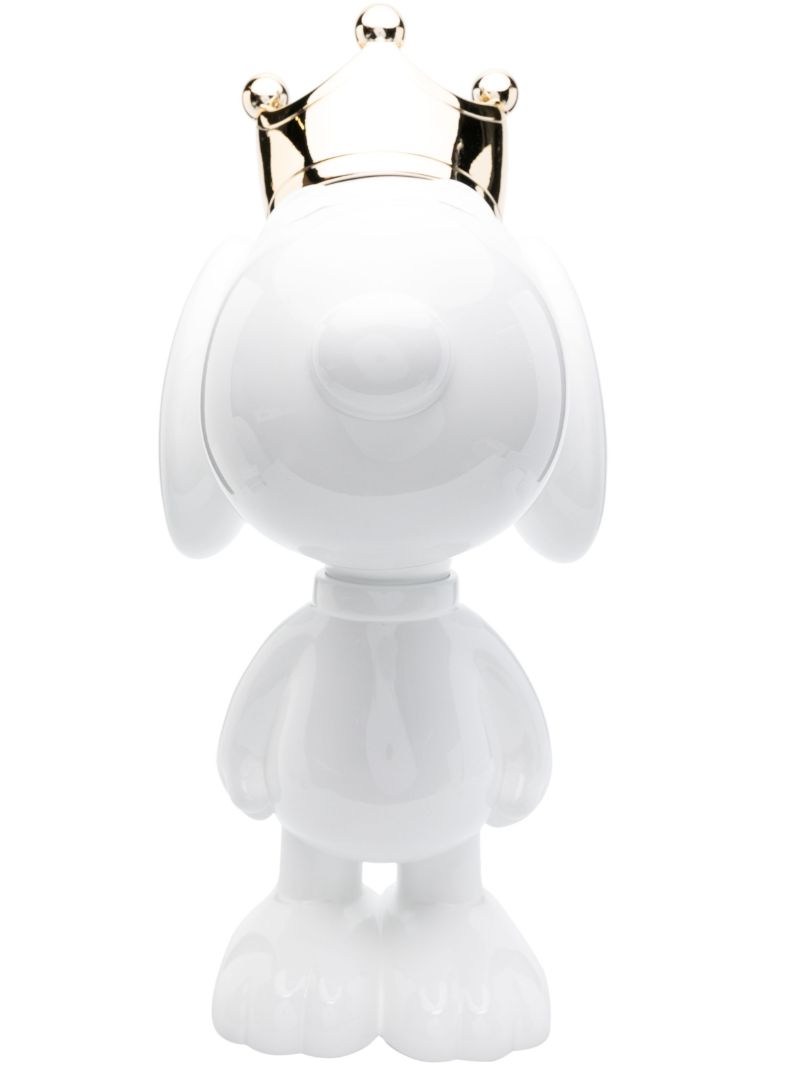 White Snoopy Crown Figurine