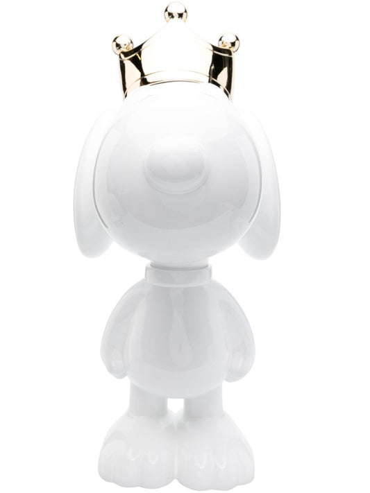 White Snoopy Crown Figurine